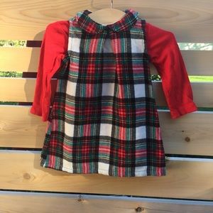 Carter’s Plaid Christmas Dress 12 months